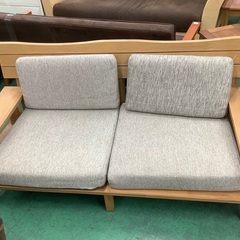 家具ならトレファク吉川店！！   ニトリ　2人掛けソファー　ナチュラルの画像