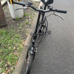 自転車　No.472　ブラック　16インチ　折りたたみ式　【リサイクルショップどりーむ荒田店】の画像