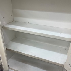 中古　キャビネット　ラック　花柄ペイント　メルヘンの画像