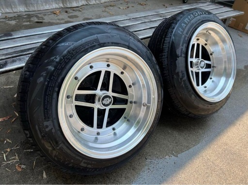 タイヤ新品‼️ クロスフィーバー ホイール 9J-24 旧車 街道レーサー 深リム