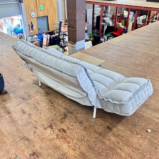 ピソラ コンパクトソファベッド 2 ホワイト ピソラコンパクトソファ