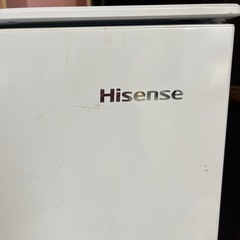 HISENSE 2ドア冷蔵庫　2019年製の画像