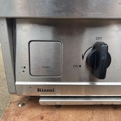 リンナイ VARMO（バーモ） 自宅で本格的　業務用 ガスコンロ 2口 LPガス用 卓上型　【動作確認済み】の画像