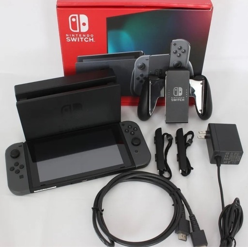 Nintendo Switch グレー 本体 付属品 セット 美品