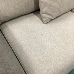 家具ならトレファク吉川店！！   2人掛けソファーグレーの画像
