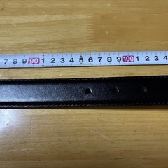 ベルト　黒、茶色　2本　未使用品　アオキの画像