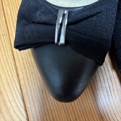リボン　パンプス（footsuki  フットスキ）　22.5　　の画像