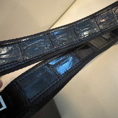 【美品】ワニ革　クロコ　ショルダーバッグの画像