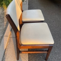 カリモク　ダイニングチェア 2個セットの画像