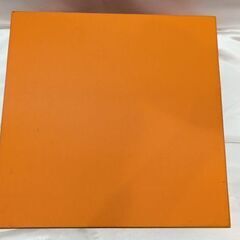 【HERMES】①バッグ用空き箱 35×35×14cmオレンジボックス☆ジャンク品☆質屋 ユニオン本通店 エルメスの画像