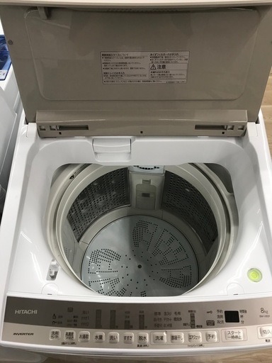 HITACHI　8kg　全自動洗濯機　2021年製【リサイクルフカツ碧南店】