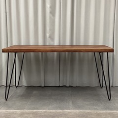 KI-1【新入荷　リサイクル品】NOCE ノーチェ　SLO-01/アカシア無垢材　ダイニングテーブル　ブラウン系の画像