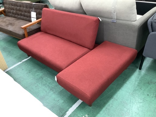 家具ならトレファク吉川店！！   2人掛けソファー　レッド