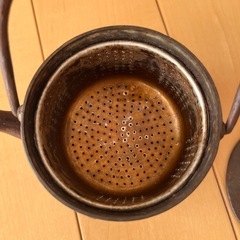 南部鉄瓶急須　茶漉し付きの画像