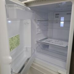 J1454【リユースのサカイ柏店】SHARP　シャープ　２ドア冷蔵庫　SJ-D14E-W　2019年製　クリーニング済み　参考価格28,800円の画像