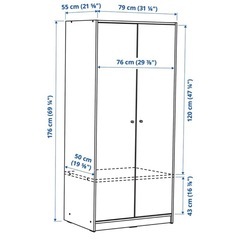 IKEA ワードローブの画像