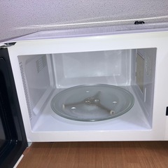 （取引中です。）HITACHI 電子レンジ 50Hz専用 2017年製（ドアに曇りあり）の画像