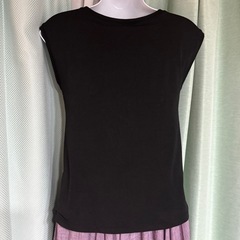 1460.GUブラフィールフロントレーススリーブレスTシャツ⭐︎の画像