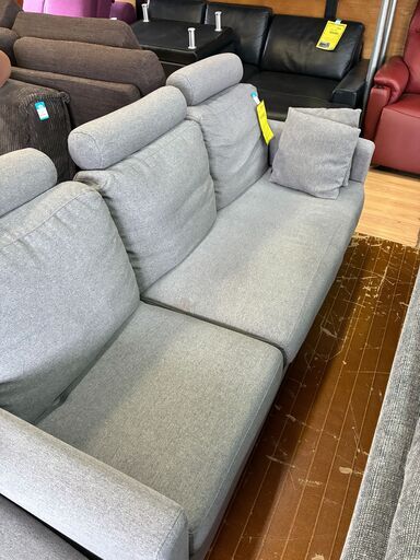 3人掛けソファー ソファー グレー 肘付きソファー ジャングルジャングル