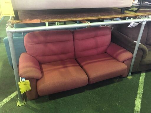 ジャングル×2 和泉大型良品館 3人掛けソファー レッド ジャングル×2 和泉大型良品館 3人掛けソファー レッド