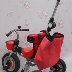 ♪ides compo アイデス コンポ タウン 折りたたみ三輪車 舵取りハンドル付♪の画像