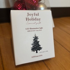 小さなクリスマスツリーセットの画像