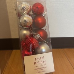 小さなクリスマスツリーセットの画像