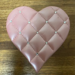 ハート　ラインストーン　ジュエリーボックスの画像