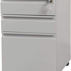 ● オフィスキャビネット ツールワゴン 3段 鍵付き 5台有の画像