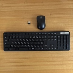 【PCセット割】ELECOM ワイヤレスキーボード マウスセットの画像
