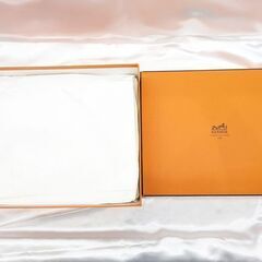 【HERMES】②バッグ用空き箱 29×36×11cmオレンジボックス☆ジャンク品☆質屋 ユニオン本通店 エルメスの画像