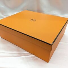 【HERMES】②バッグ用空き箱 29×36×11cmオレンジボックス☆ジャンク品☆質屋 ユニオン本通店 エルメスの画像