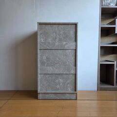 未使用訳あり 幅45cm チェスト 4段 カウンター下収納 キッチン カトラリー収納 カトラリー キッチン収納 引出し 省スペース リビング収納の画像