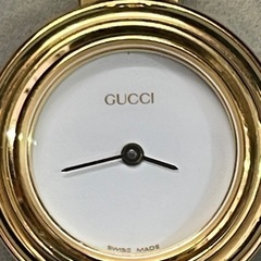 GUCCI グッチ 11/12.2 チェンジベゼル6色 ゴールド レディース 腕時計 クオーツ 稼働 GUCCI グッチ 腕時計の画像