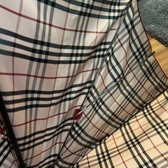 BURBERRY バーバリー　ノバチェック　晴雨兼用長傘　一本傘　レッドキャメルの画像