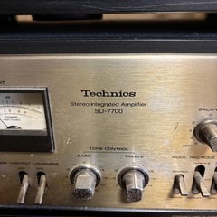 Technics テクニクス　
アンプ　レコードプレーヤーの画像