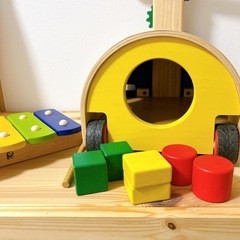 １歳〜 ピントーイカラフル木琴　エドインターGENI 2wayすくすくウォーカーの画像