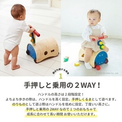 １歳〜 ピントーイカラフル木琴　エドインターGENI 2wayすくすくウォーカーの画像