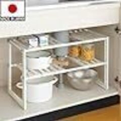 日本製ベルカ　シンク下収納　2段の画像