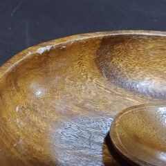 木製、サラダボールセットの画像