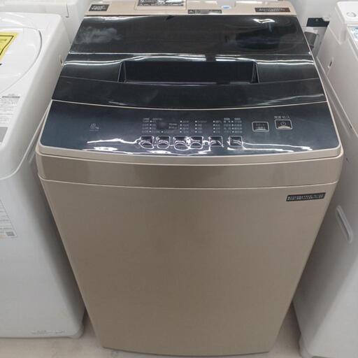 【ドリーム尾浜店】8.0kg洗濯機　アイリスオーヤマ　DAW-A80　2021年製　※全体的に使用感あり　 高さ(H)93cm× 幅(W)59cm× 奥行(D)59.1cm