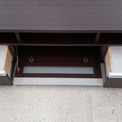★リユースのサカイ高崎店★TJ12748  テレビ台 ブラウン H41.5×D43.5×W149.5 クリーニング済みの画像