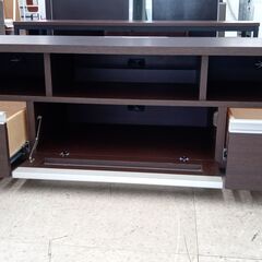 ★リユースのサカイ高崎店★TJ12748  テレビ台 ブラウン H41.5×D43.5×W149.5 クリーニング済みの画像