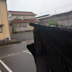 テントサウナ　パノラマ　ブラック　破損あり　全国発送可能の画像