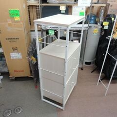 キッチンキャビネット 幅59×奥行40×高さ123㎝ 収納棚 食器棚 シェルフファルキャビネット 西岡店　の画像