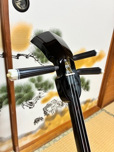 9月12日終了！沖縄三線！新品！貴重！知念大工型！本蛇皮！本張り！【一枚張り】⑭