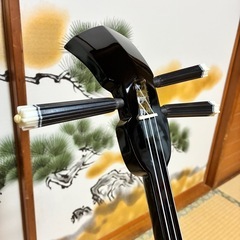 沖縄三線！新品！貴重！知念大工型！本蛇皮！本張り！【一枚張り】⑭の画像