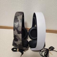 PS5用 PULSE 3D　2個セット　アダプターなど欠品の画像