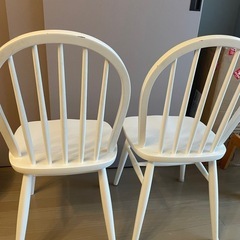 ダイニングチェア2脚　モモナチュラルの画像