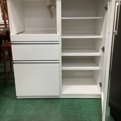 家具ならトレファク吉川店！！   ニトリ　キッチンカウンター　ホワイトの画像